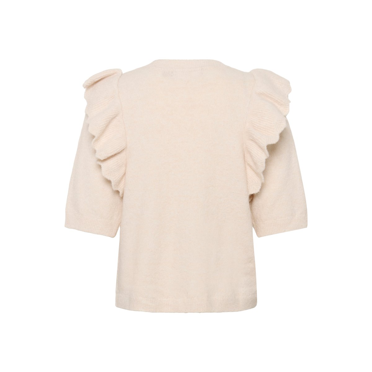 Pullover tricoté beige whitecap melange, CULTURE