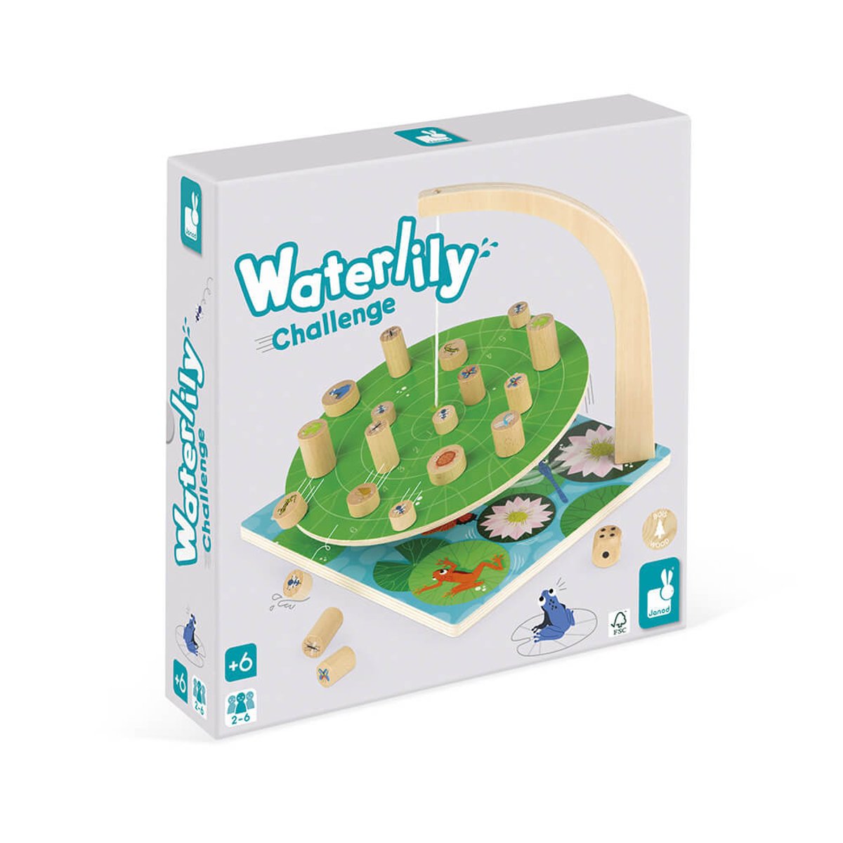 Jeu D'adresse - Waterlily Challenge vert, JANOD
