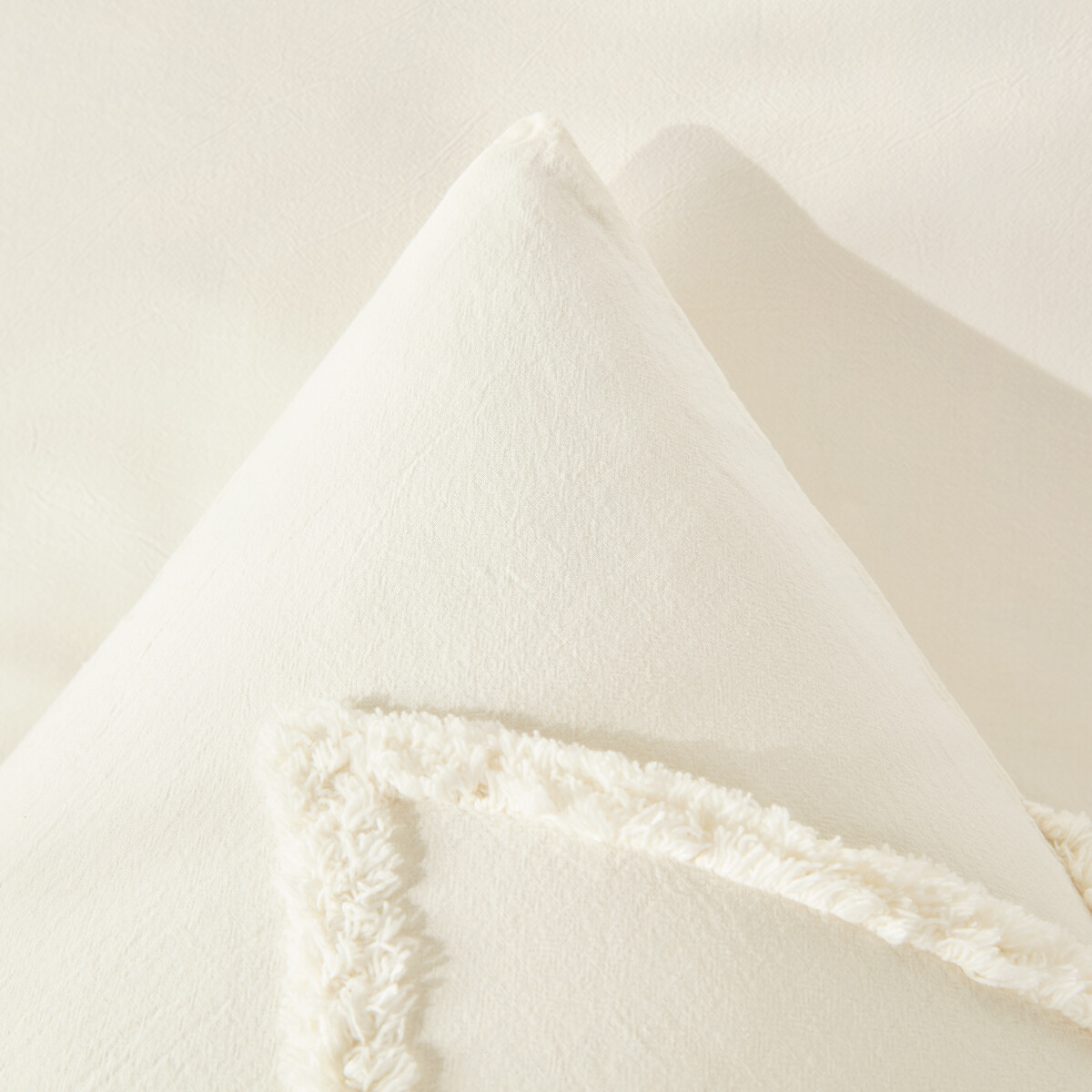 Taie d'oreiller coton, Assa blanc cassé, LA REDOUTE INTERIEURS