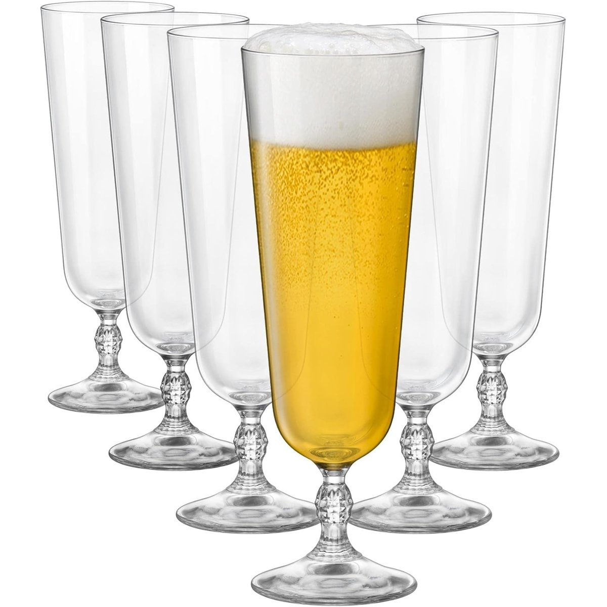 Lot de 6 verres à bière pils, BARTENDER transparent, BORMIOLI ROCCO