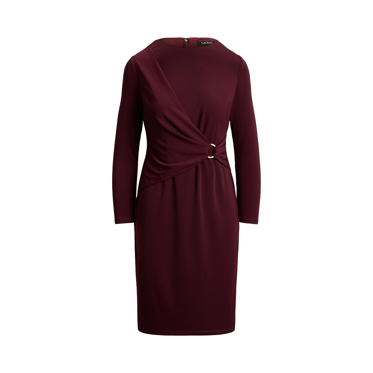 Robe courte à manches 3/4, FABIANA bordeaux, LAUREN RALPH LAUREN