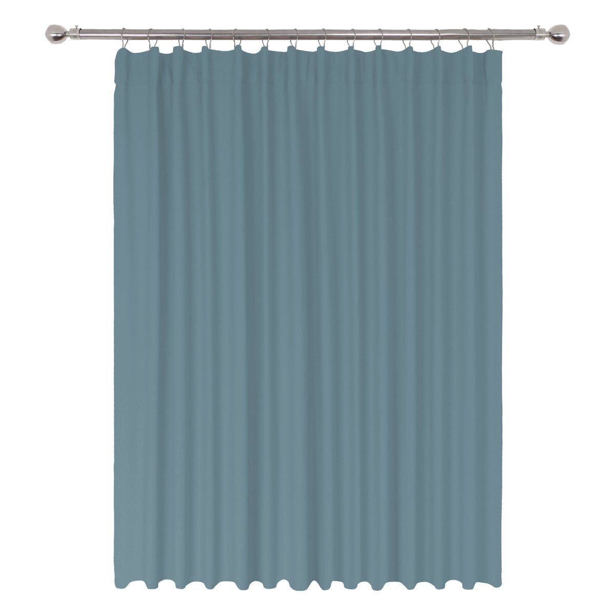 Rideau tamisant coton, KALPE bleu, INSPIRE