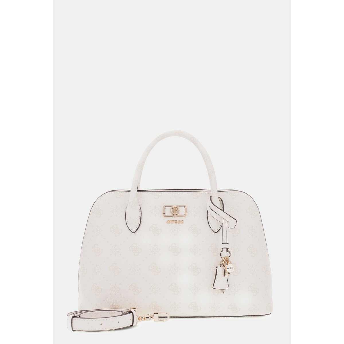 Sac À Main Emelie Logo blanc, GUESS