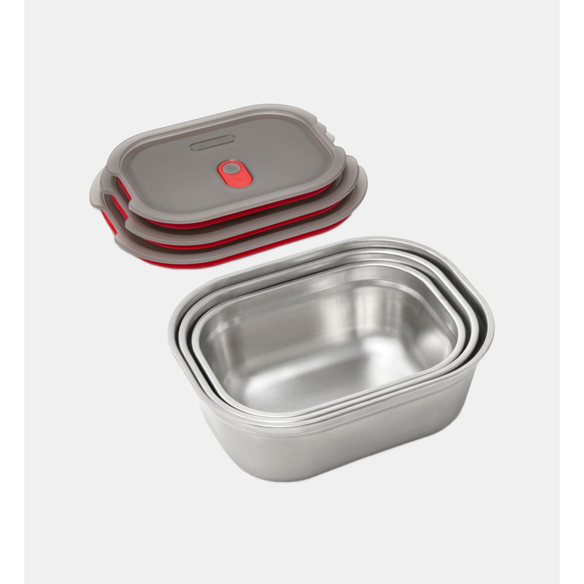 Lot de 3 boites repas couleur unique, BLACK + BLUM