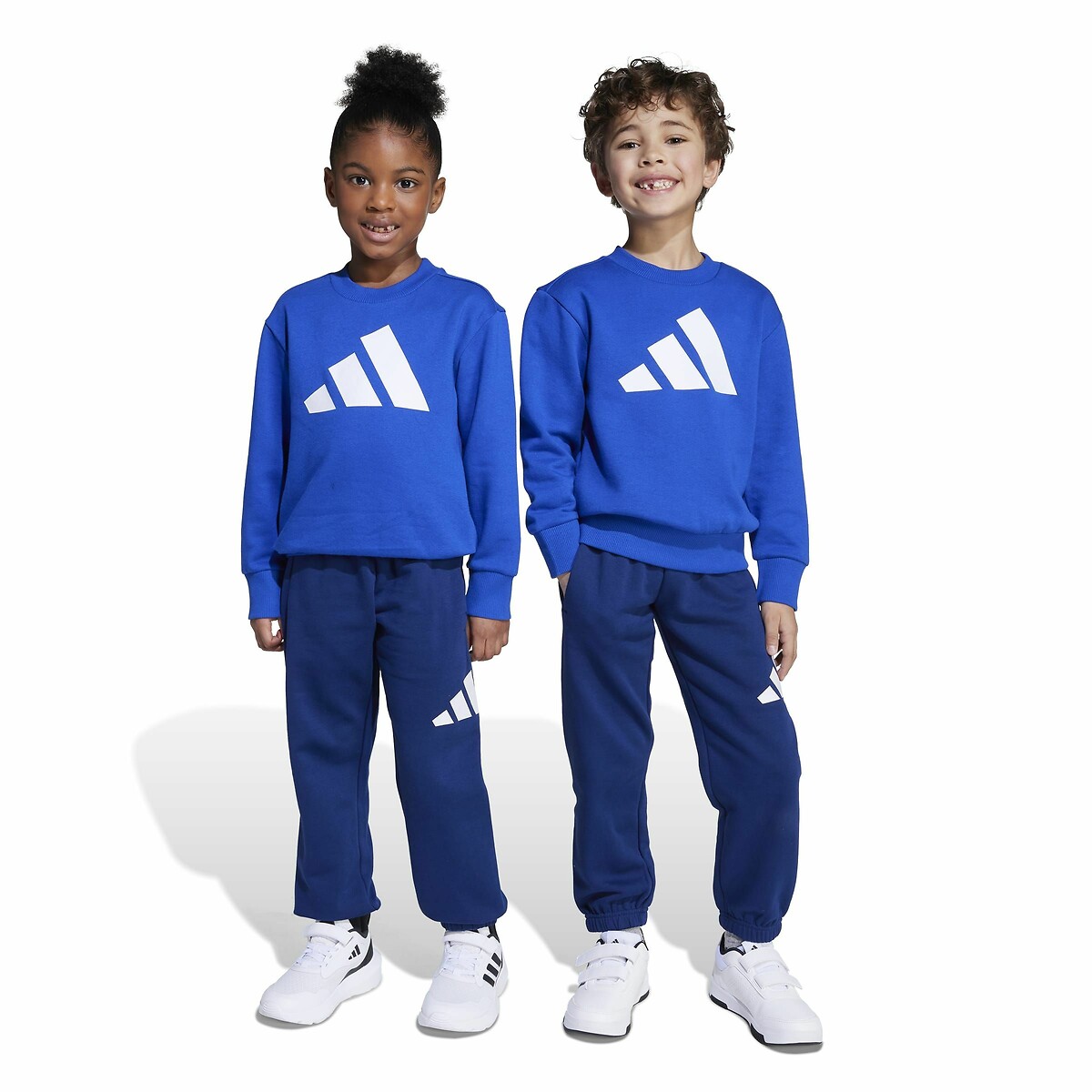 Junior 2026 World Cup brushed fleece tracksuit blue/navy blue, ADIDAS SPORTSWEAR