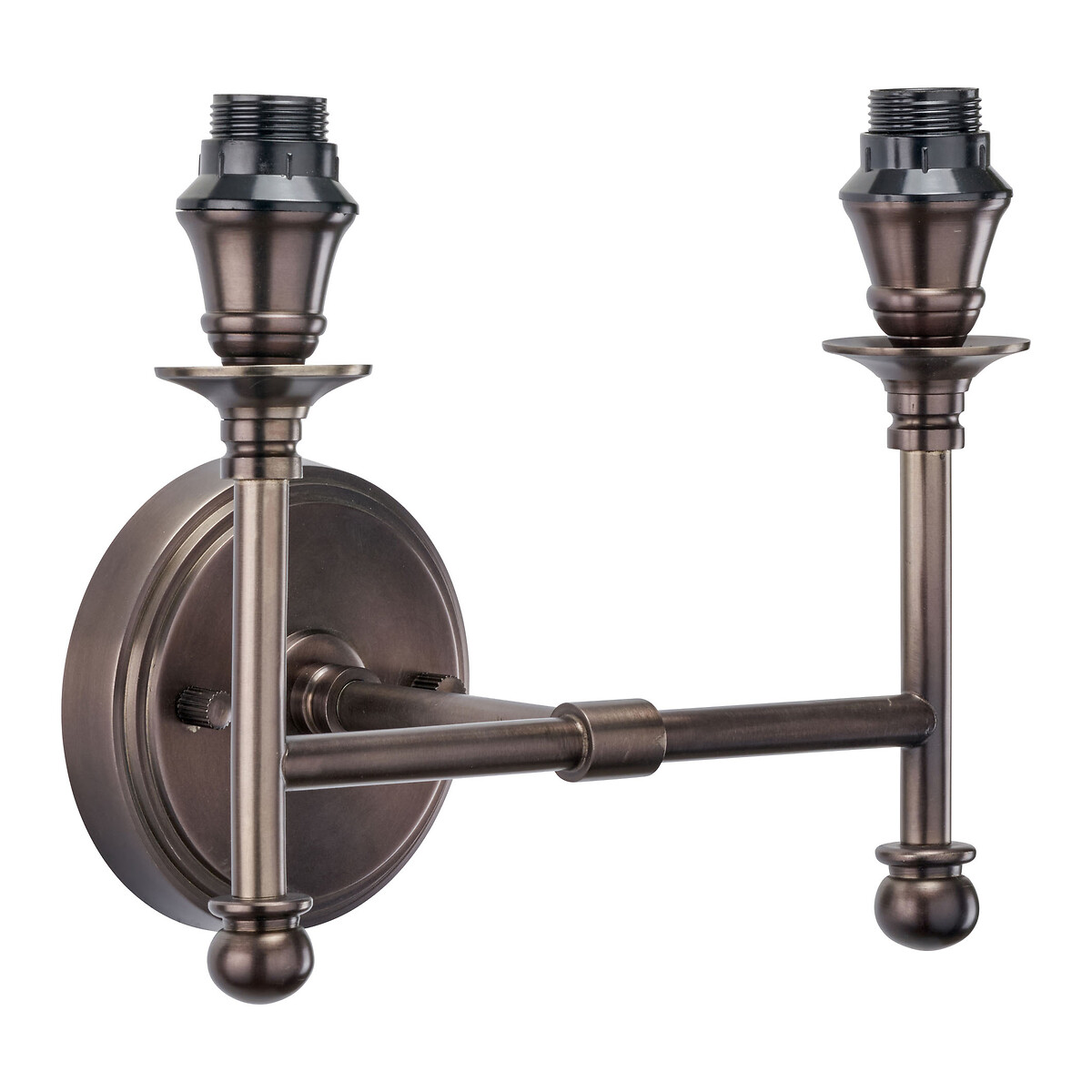 Pyro 2-Light Metal Candlestick Wall Light in Antique Bronze bronze, SO'HOME