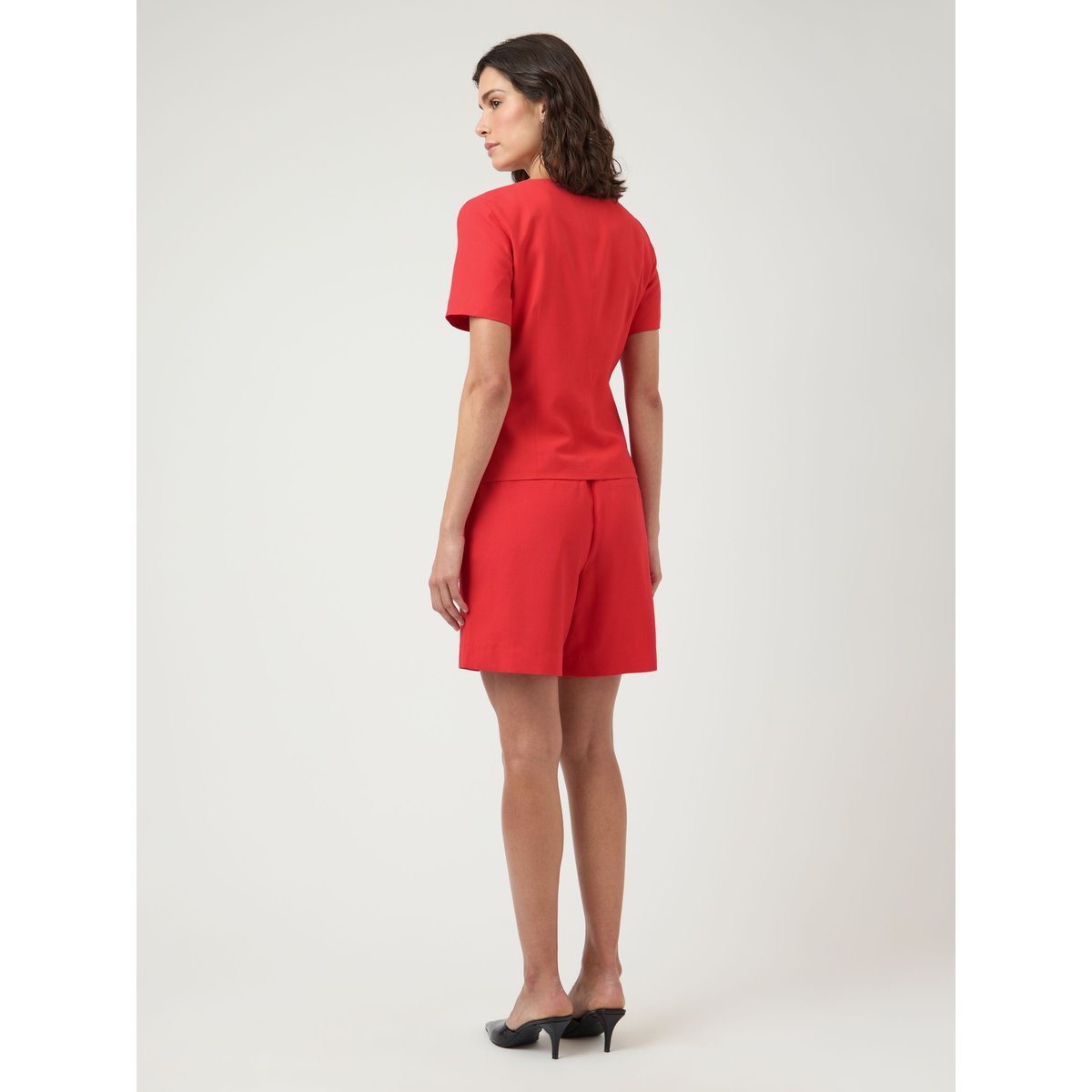 Short rouge - poinsettia1, YAS