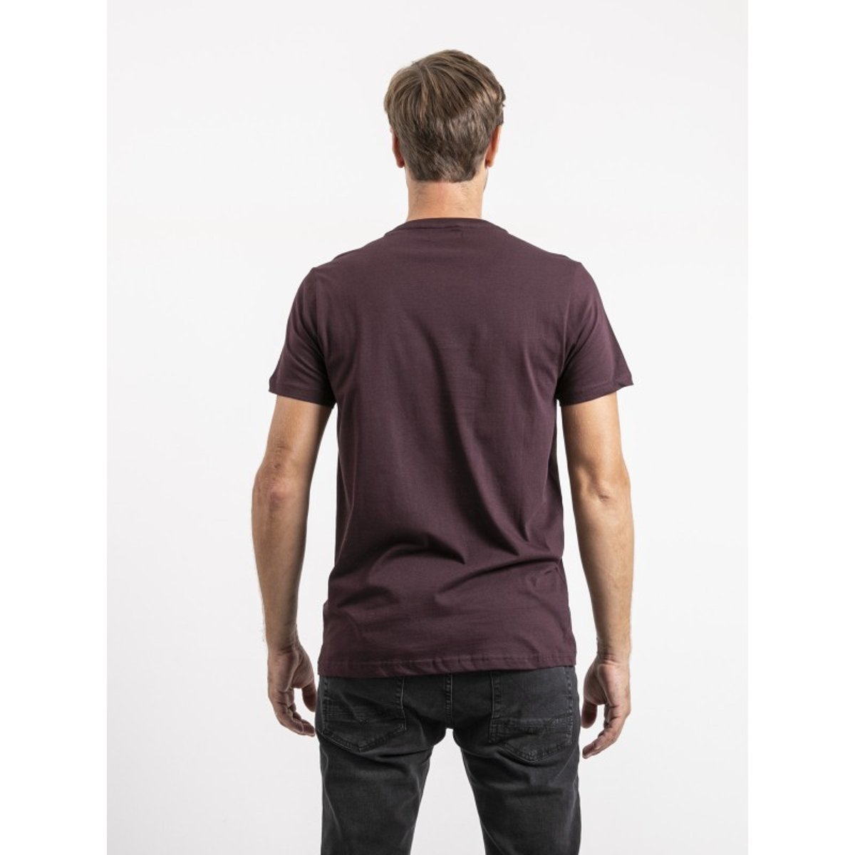 T-shirt Manches Courtes Pur Coton Jepastel violet, RITCHIE