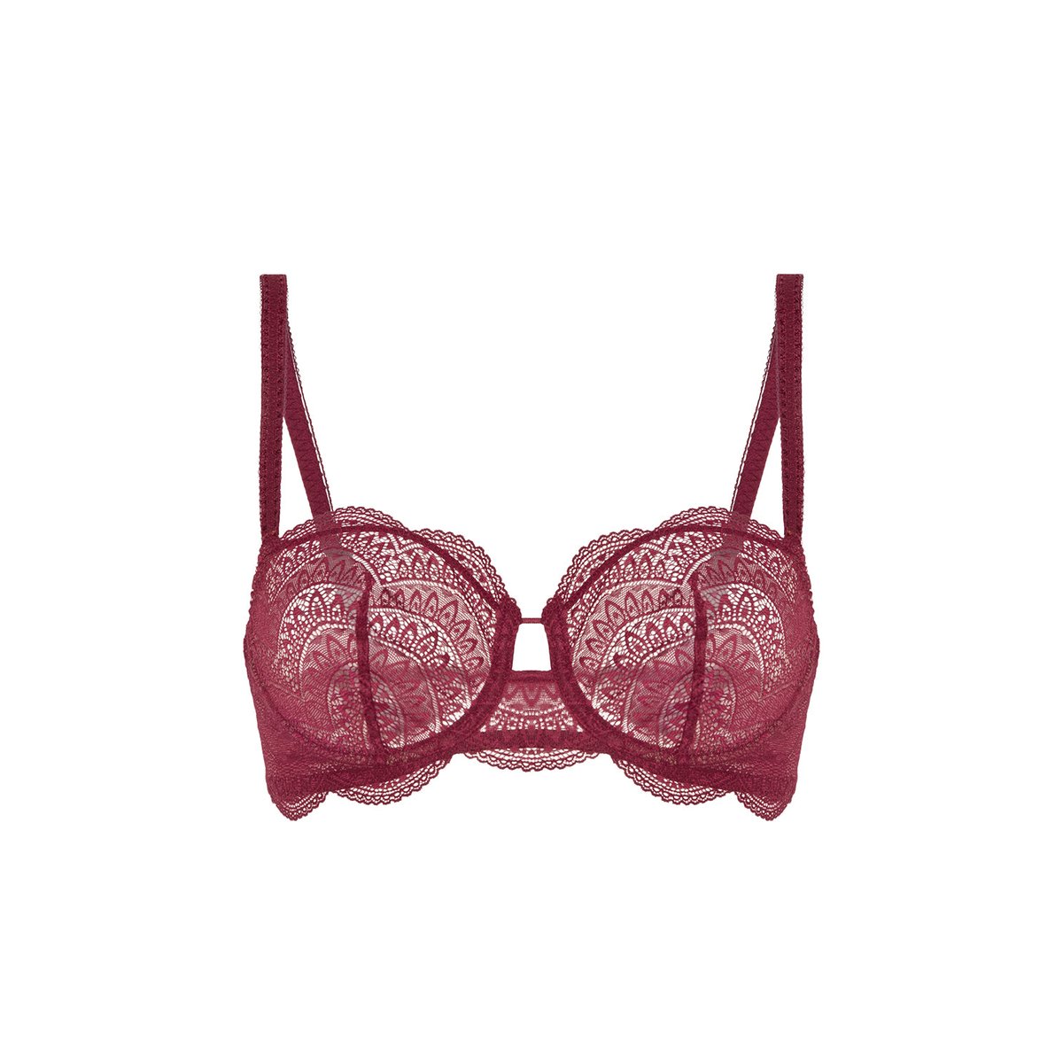 Soutien-gorge corbeille, KARMA rouge, SIMONE PERELE