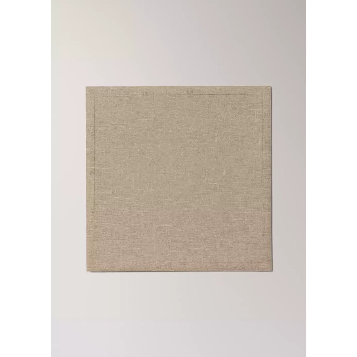 Serviettes de table 100 % lin sable, MANGO HOME