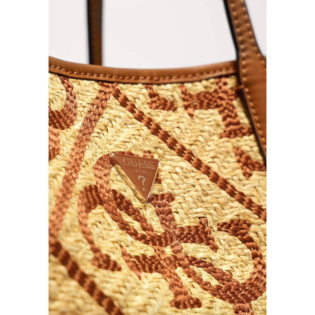 Sac Kirsten Tote marron, GUESS