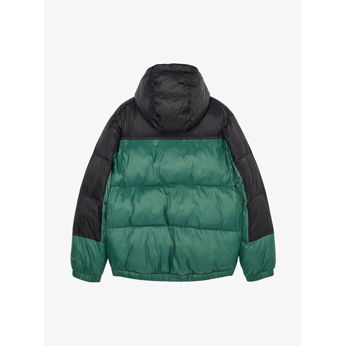 Piumino con cappuccio verde/blu, QUIKSILVER