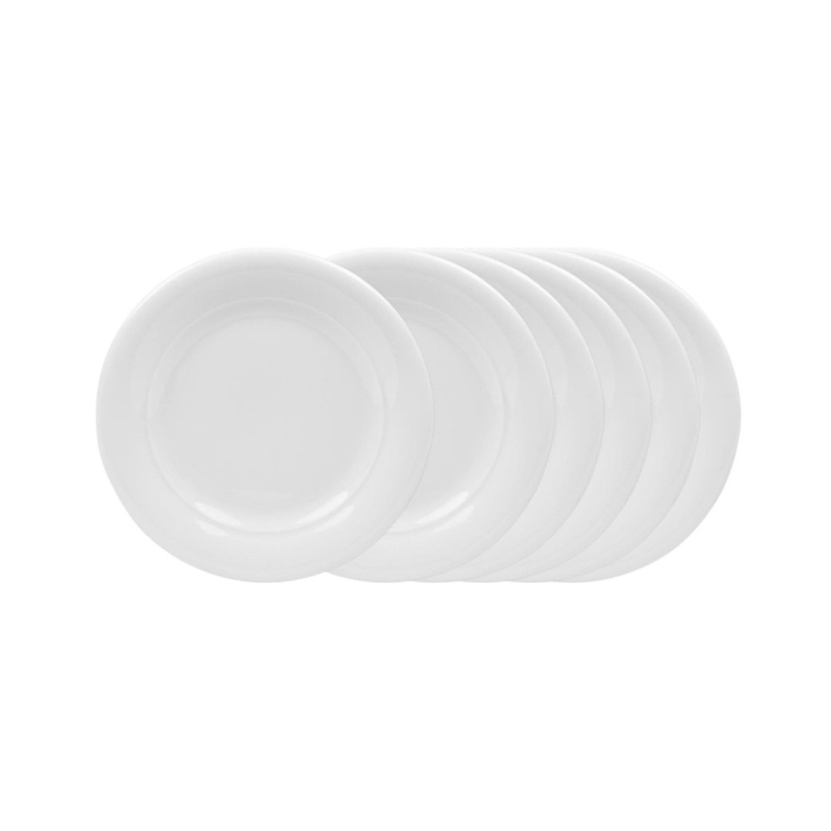 Assiette plate Artemis 22 cm (lot de 6) blanc, TABLE PASSION