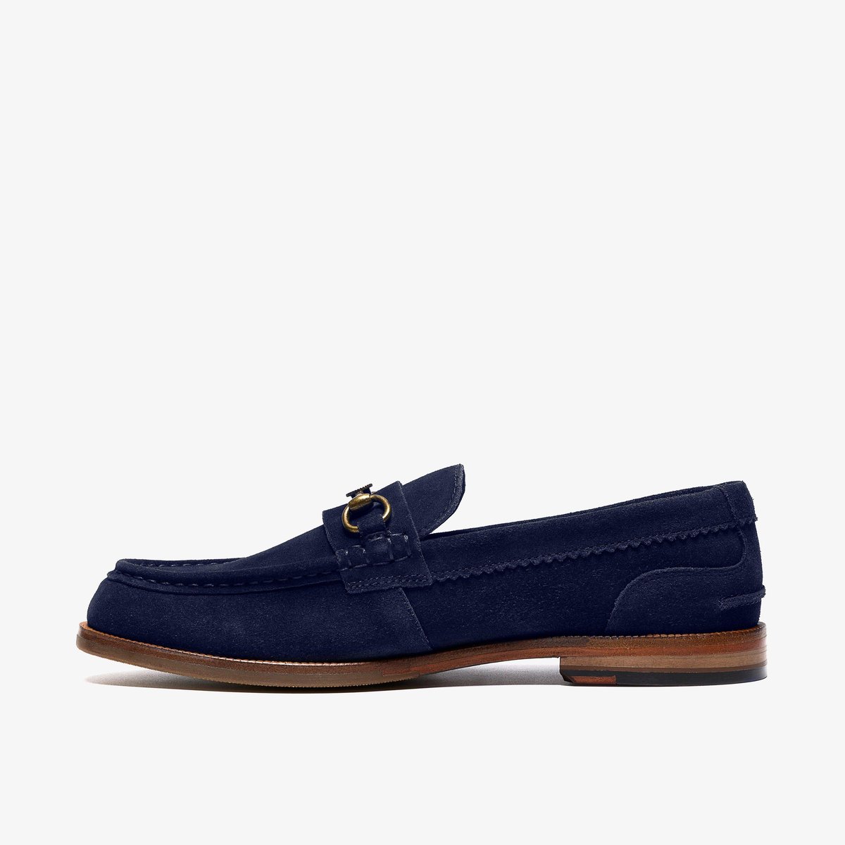 Mocassins Suède CRAFT JAMES LT bleu marine, CLARKS