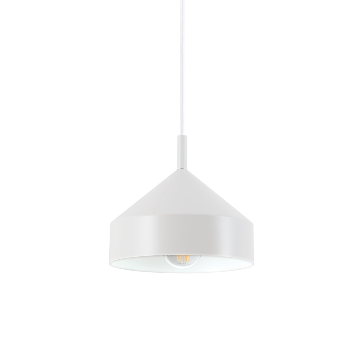 Suspension    YURTA blanc, IDEAL LUX