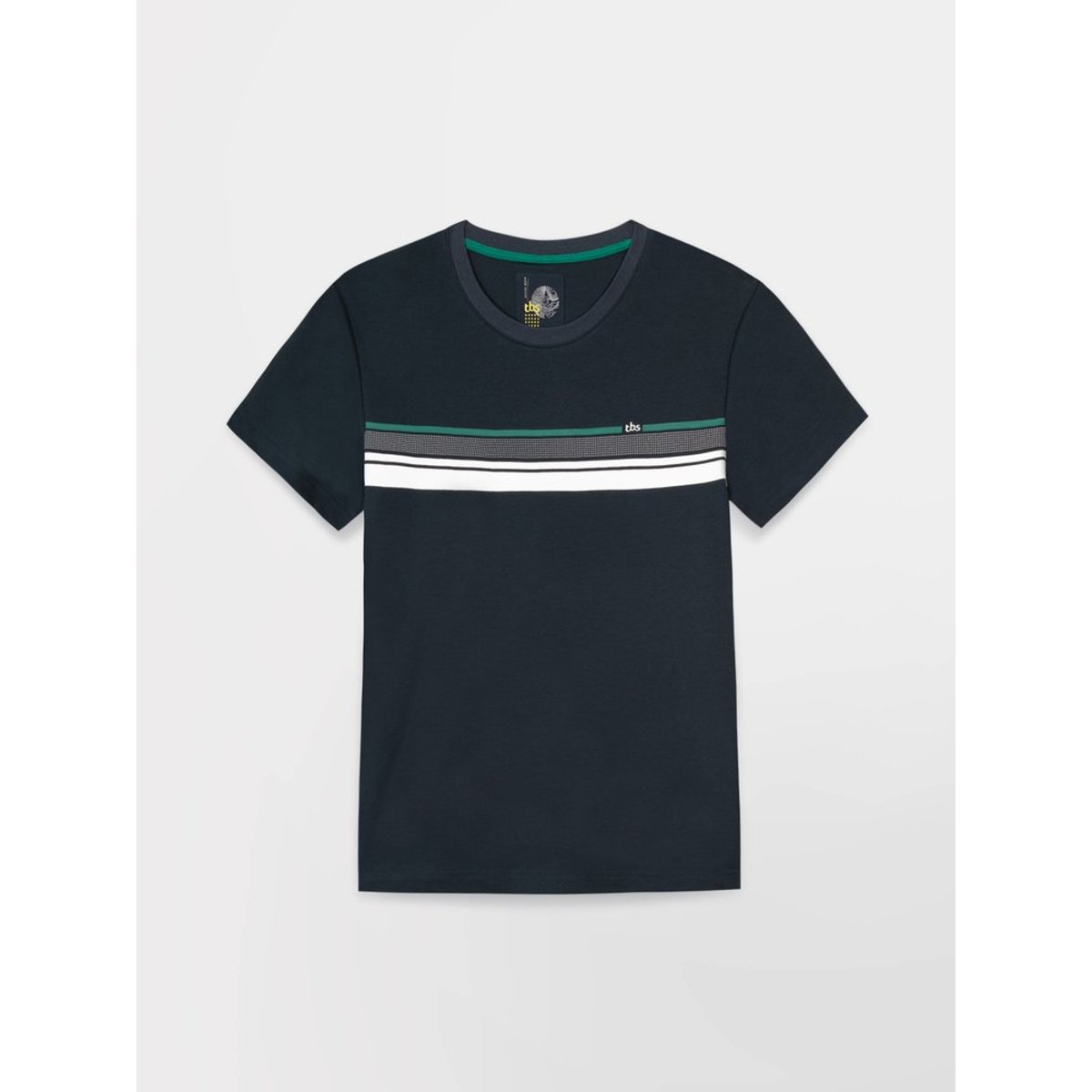 T-shirt manches courtes MARIOTEE14032 marine, TBS