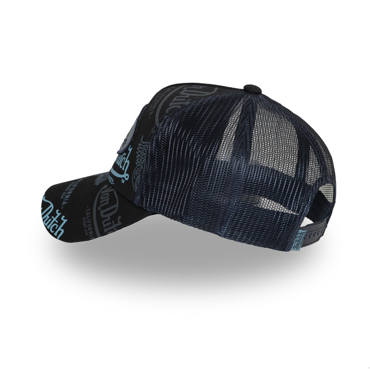 Casquette Trucker Cafe noir/bleu/gris, VON DUTCH