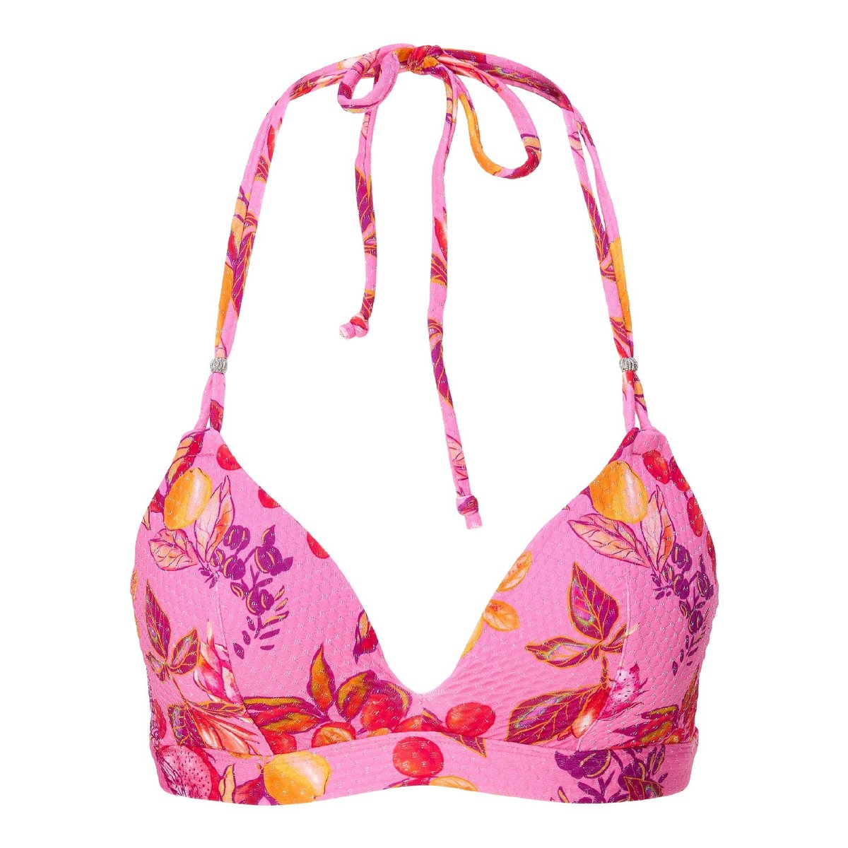 Haut de maillot de bain triangle tropical fruit, LINGADORE