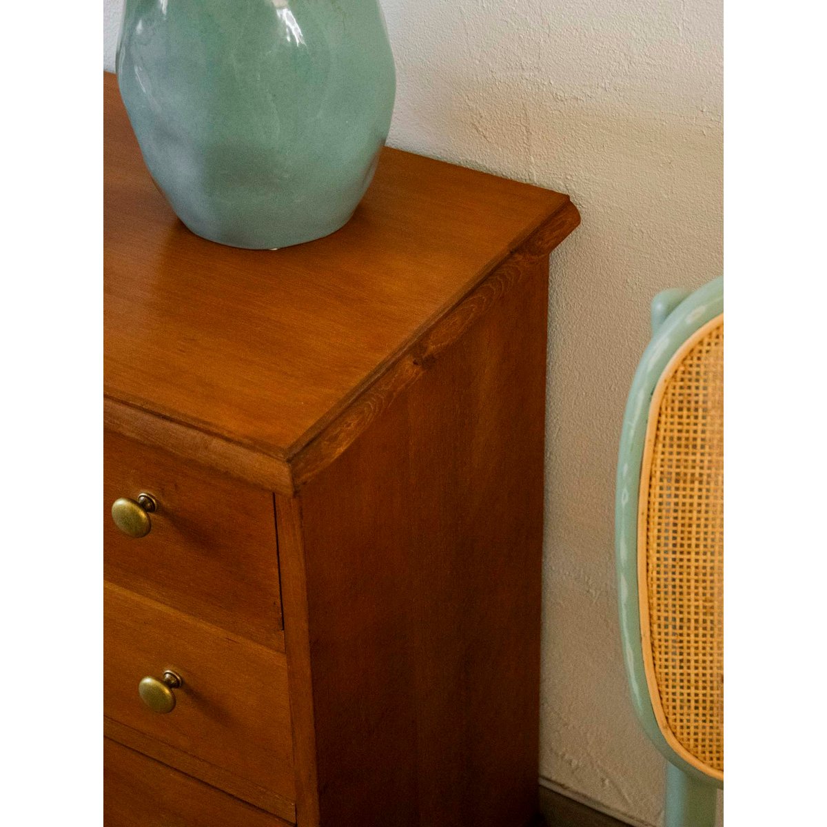 Commode en bois clair Garance N°590 - Bon état bois clair, DEBONGOUT