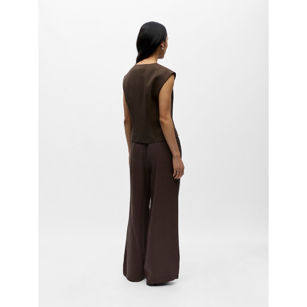 Gilet Sans Manches seal brown, OBJECT