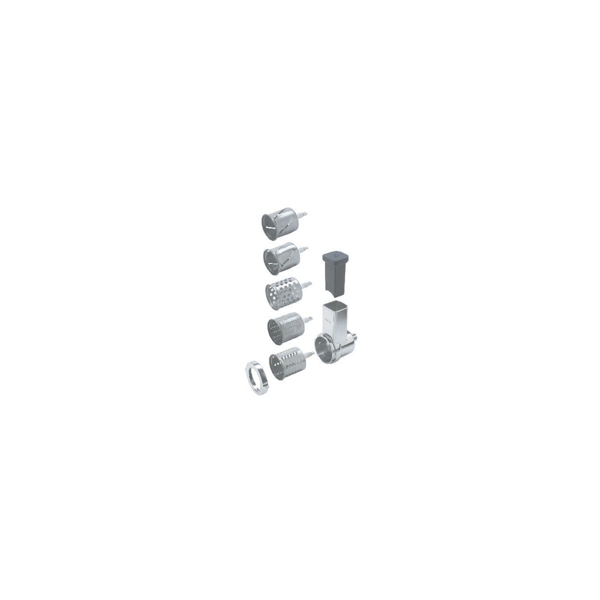 Râpe KAX643 Trancheuse & Rape aluminium brossã©, KENWOOD
