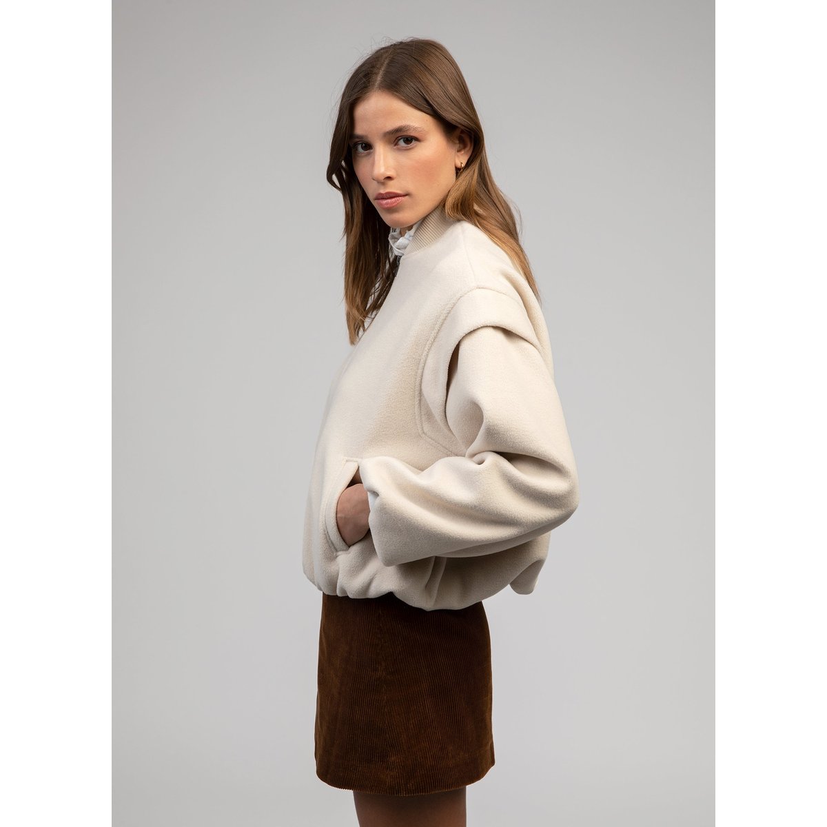 Blouson CALEDONIA ecru, AN'GE