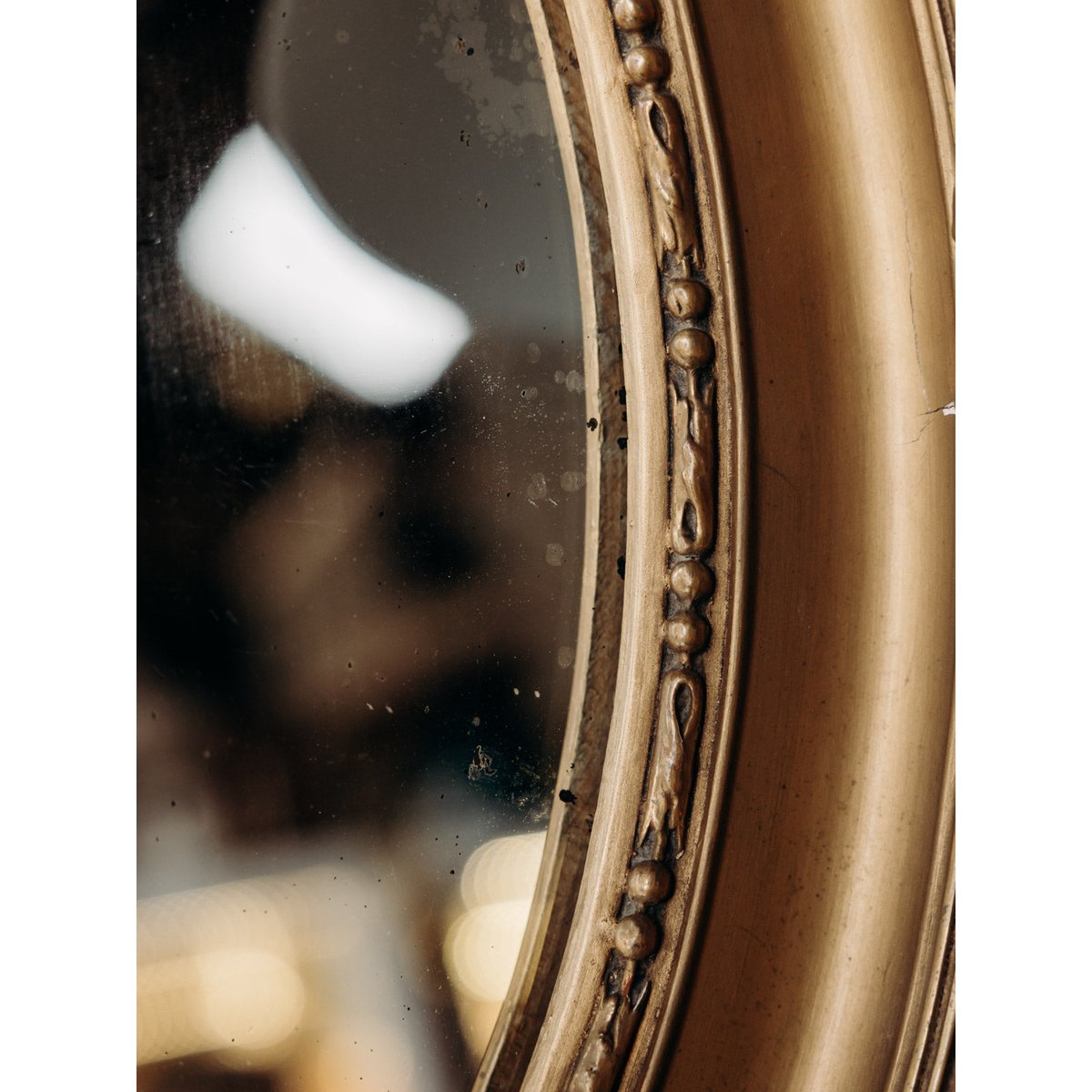 Grand miroir doré Georges N°989 - Bon état doré, DEBONGOUT
