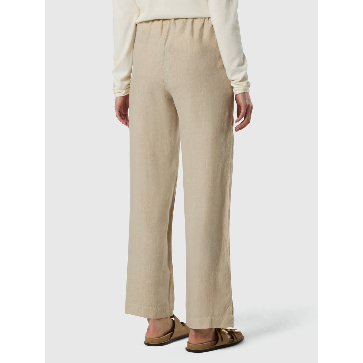 Pantalon taille en sac en papier en lin pierre de lumière, NORTH SAILS