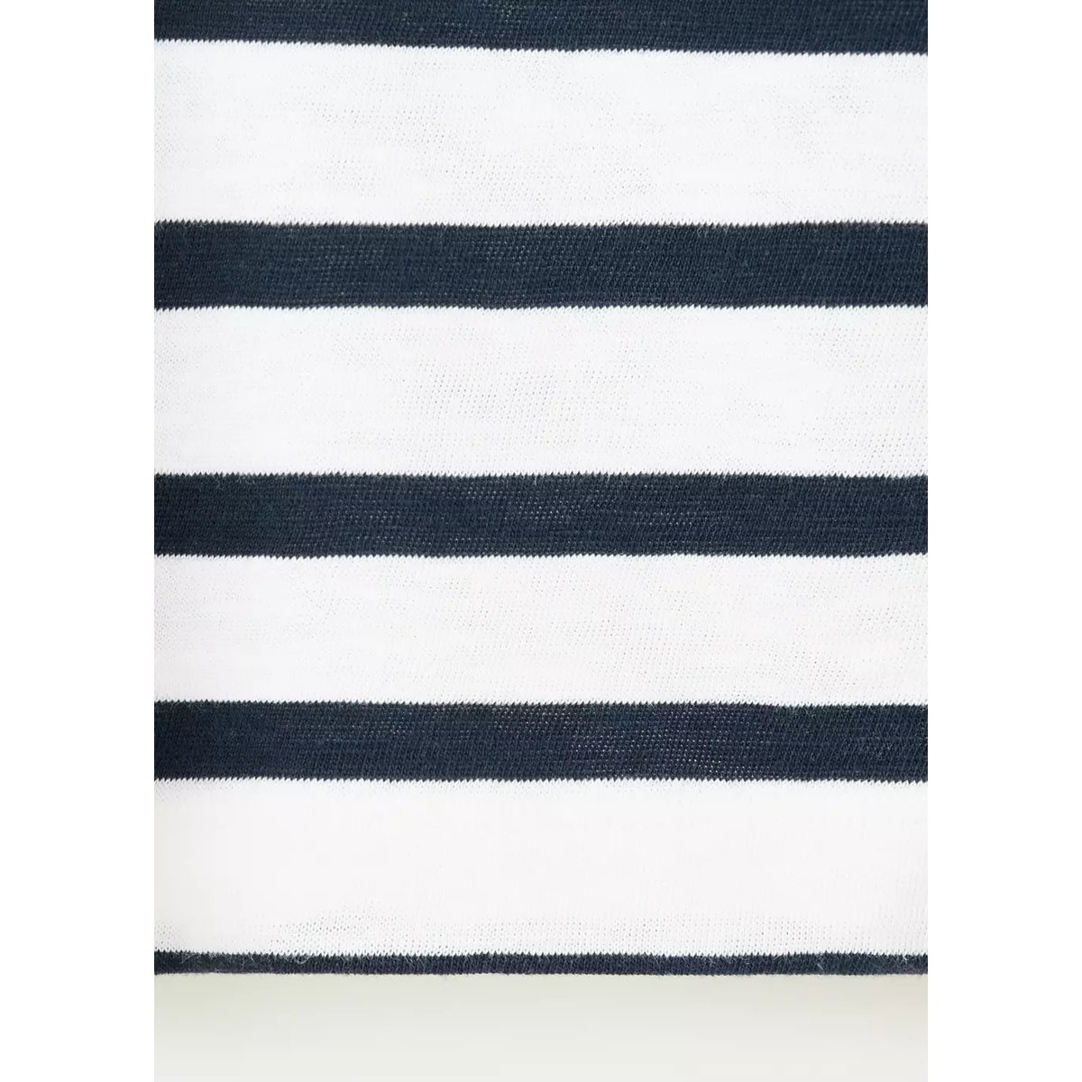 T-shirt 100 % coton rayures bleu marine, MANGO TEEN
