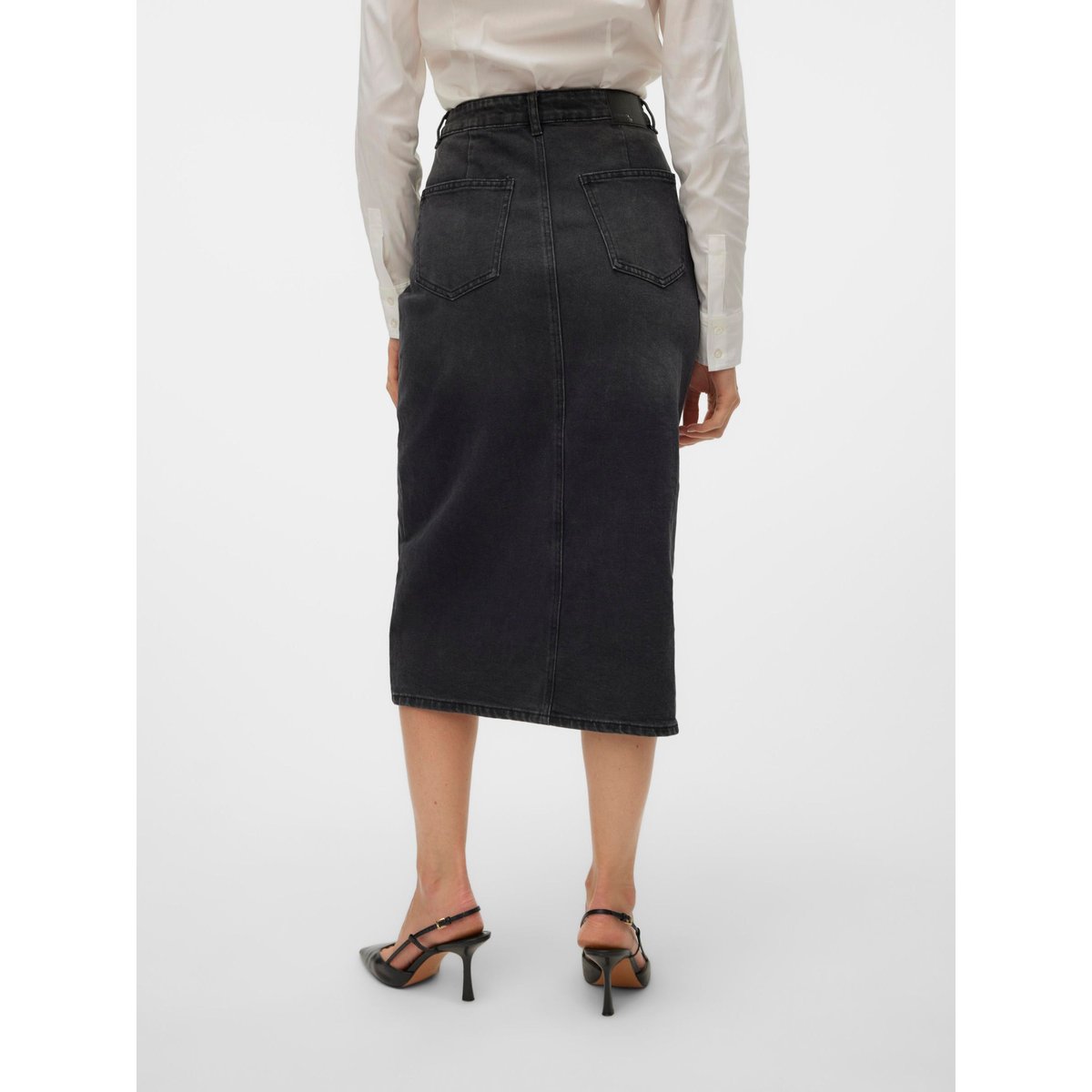 Jupe En Denim black 1, VERO MODA