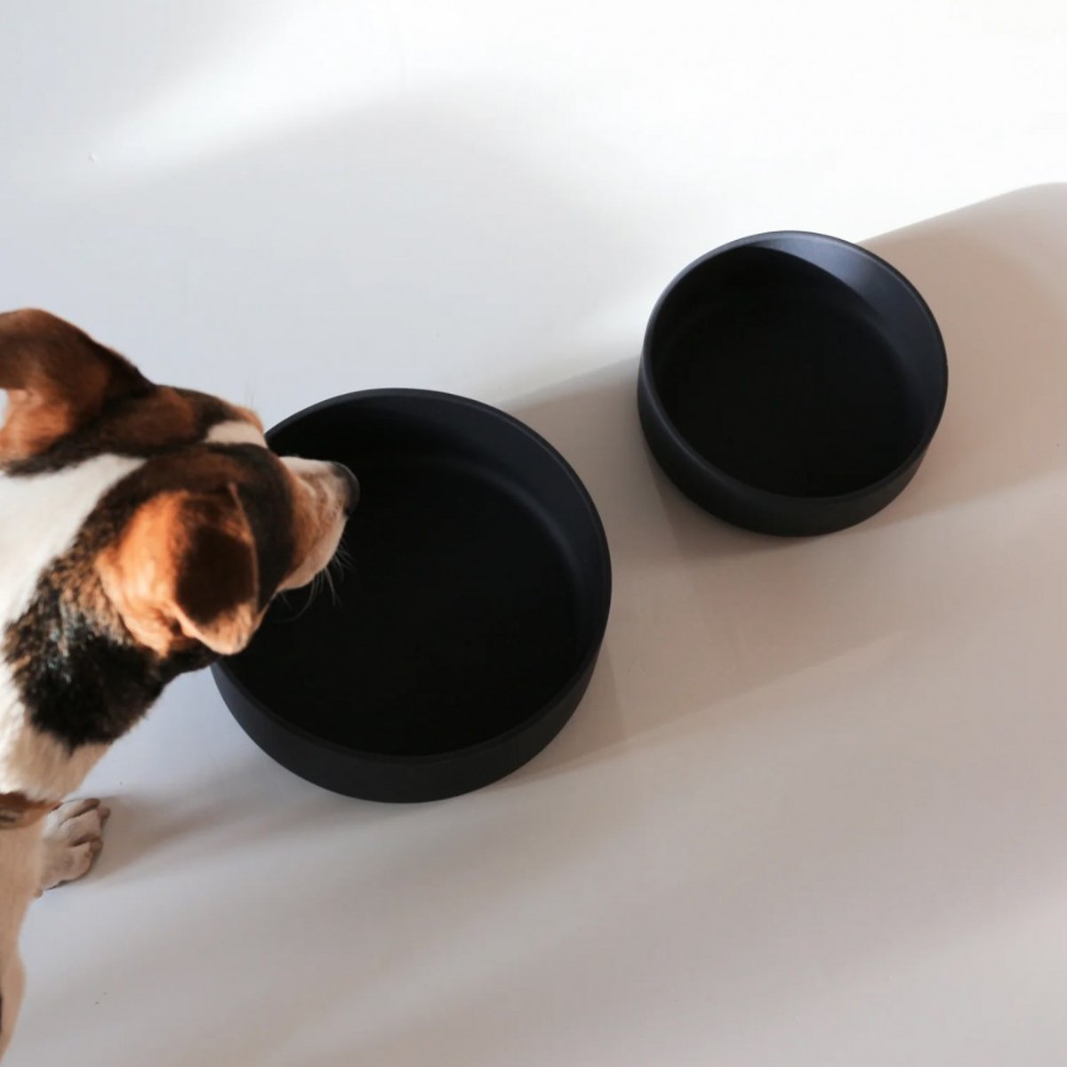 Gamelle pour chien déco en silicone, SKAL gris anthracite, TADAZHI