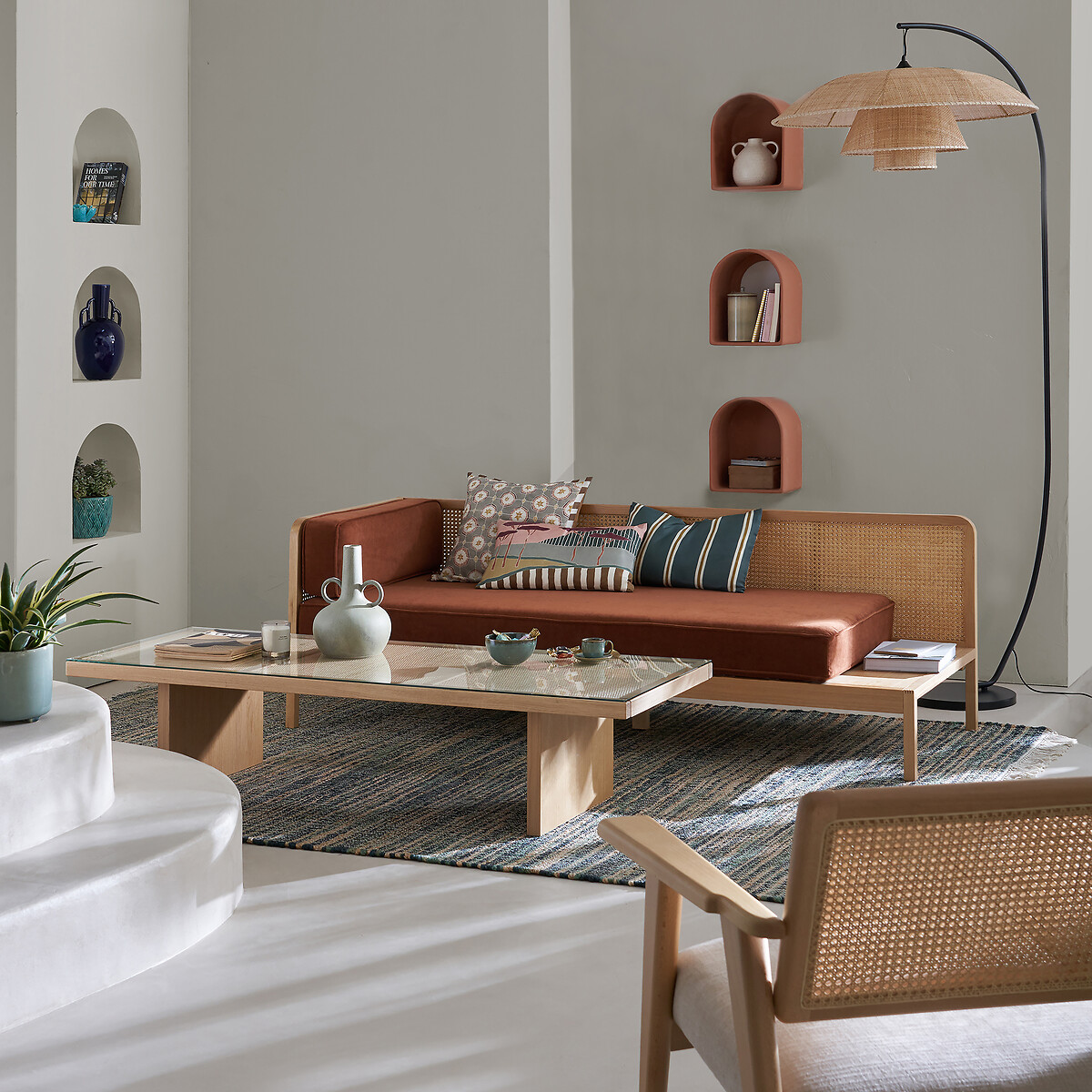 Daybed Scillia vert eucalyptus, LA REDOUTE INTERIEURS