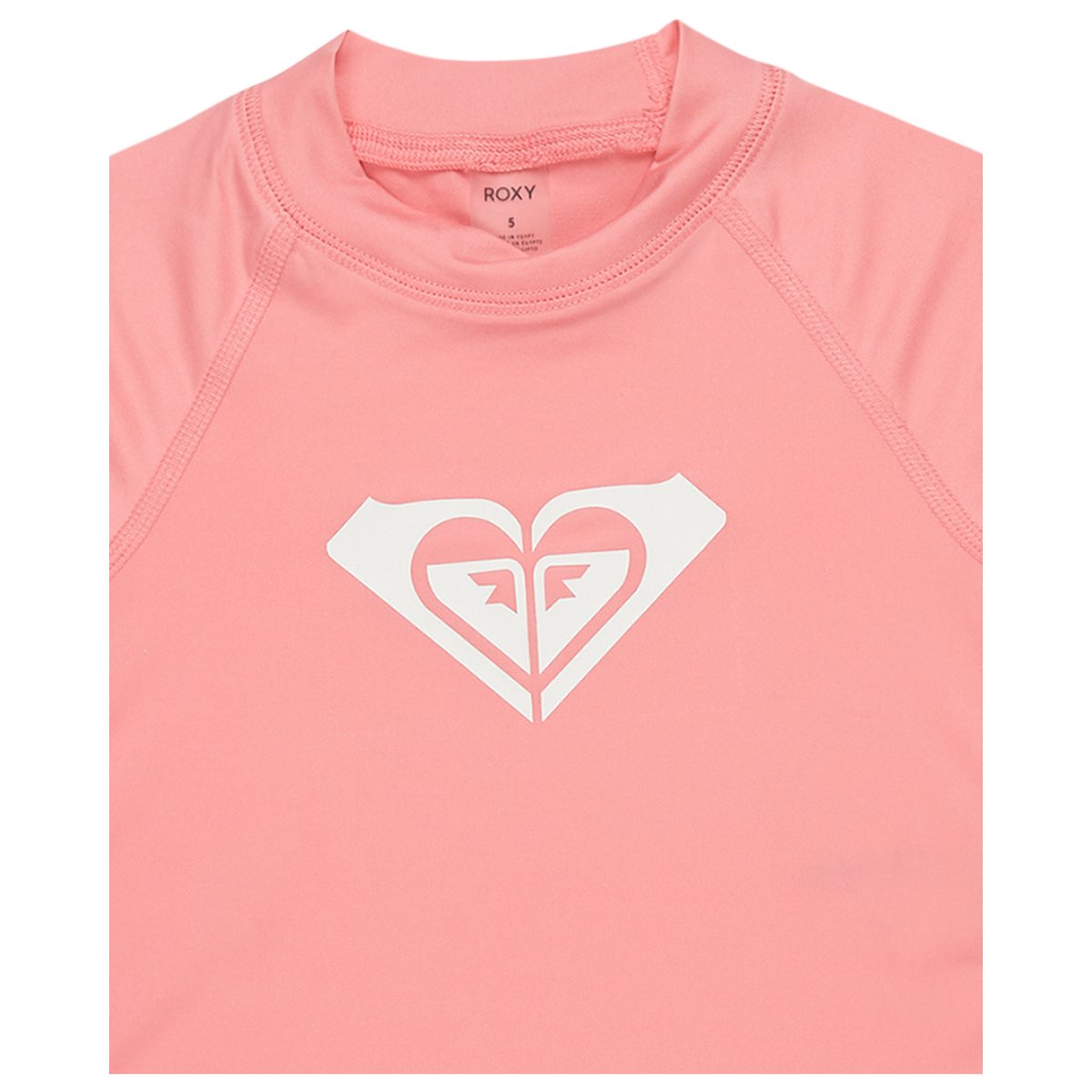 Lycra manches courtes WHOLE HEARTED. rose plumeria, ROXY