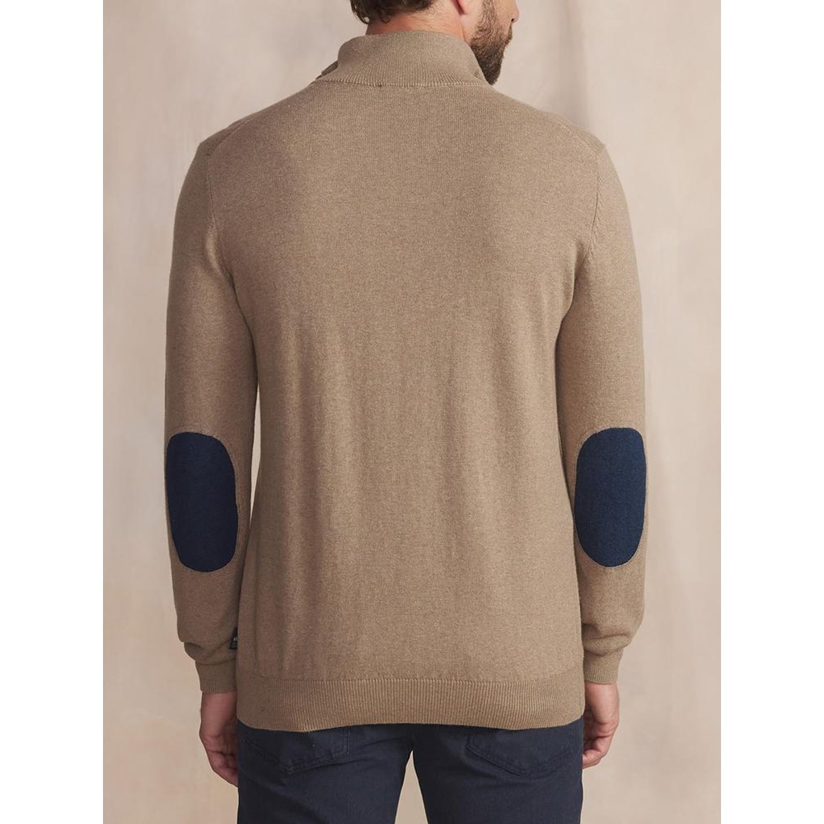 Pull col camionneur MALIKCAM beige, TBS