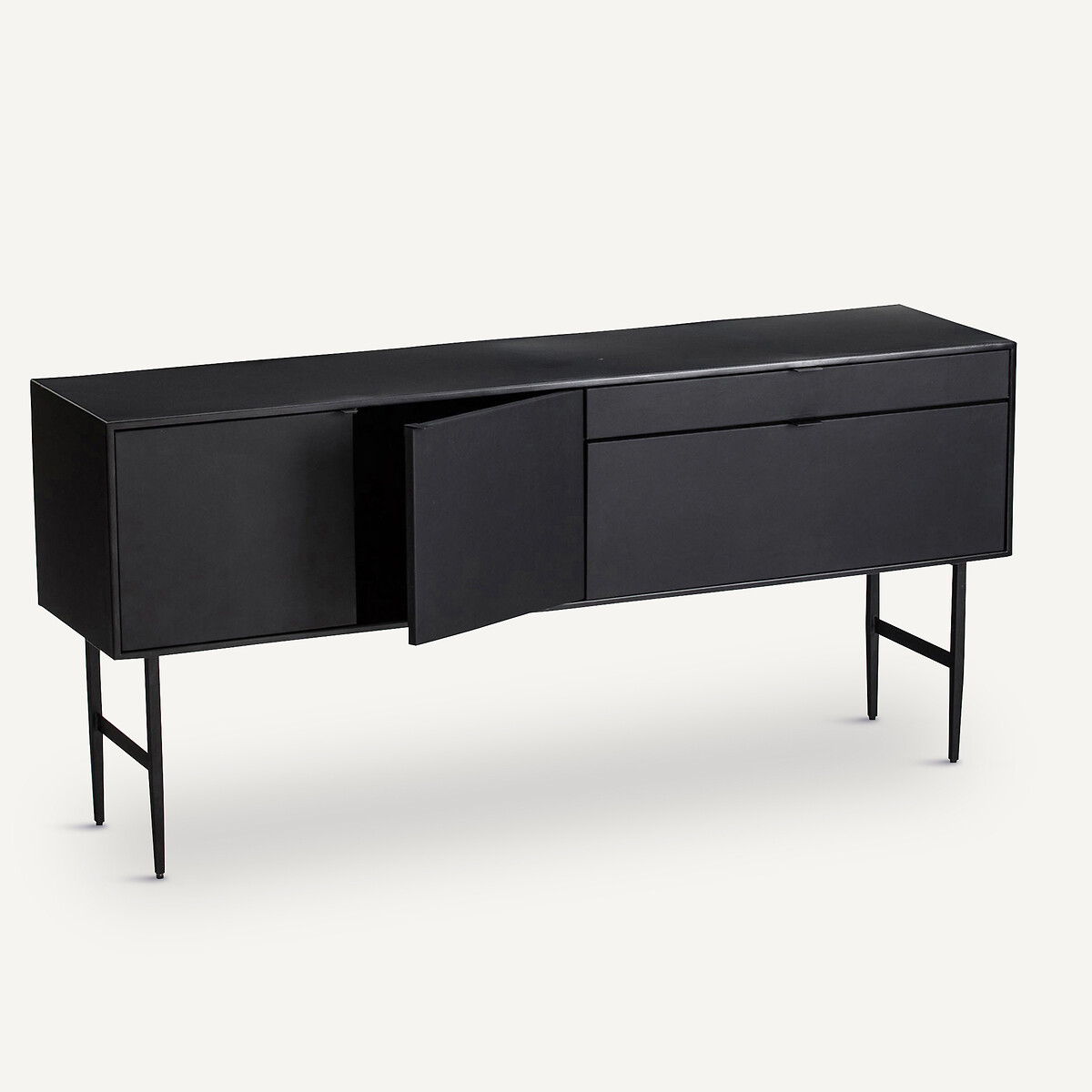 Réalto Metal and Leather Sideboard black, AM.PM