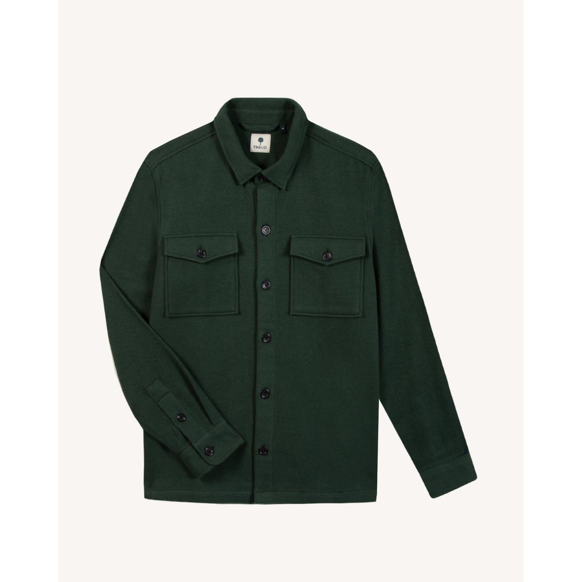 Sur-chemise vert foncé, FAGUO