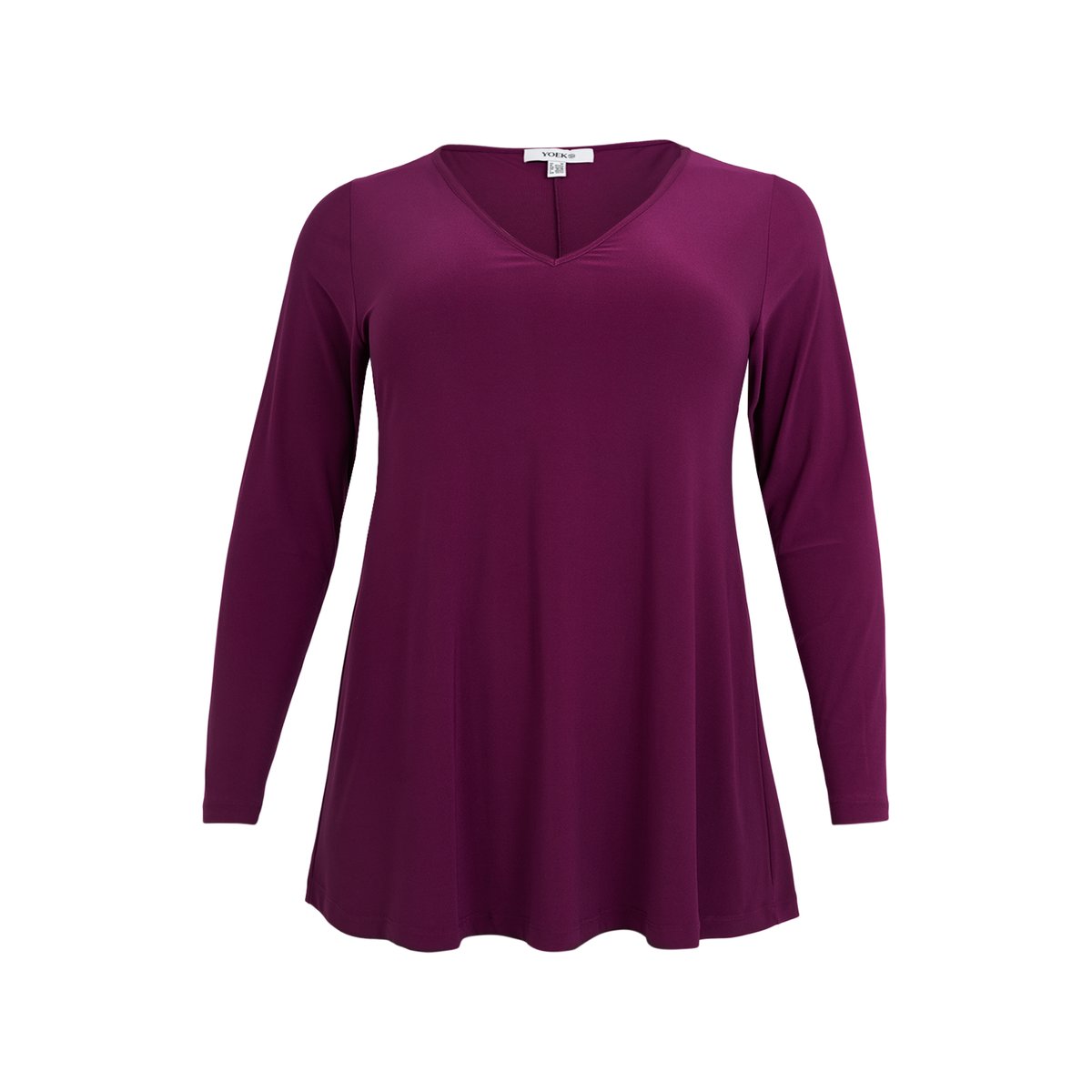 Tunique avec manches longues violet, YOEK