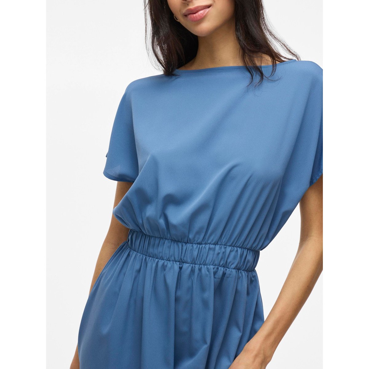 À manches courtes Robe mi-longue coronet blue, VILA