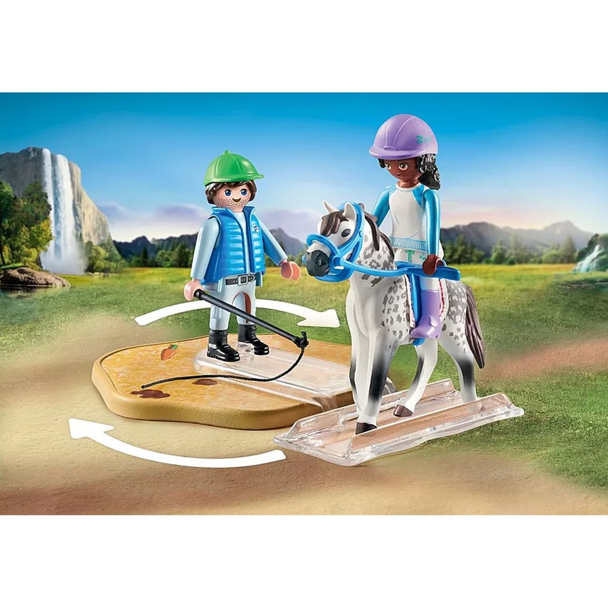 Arène d'équitation multicolore, PLAYMOBIL