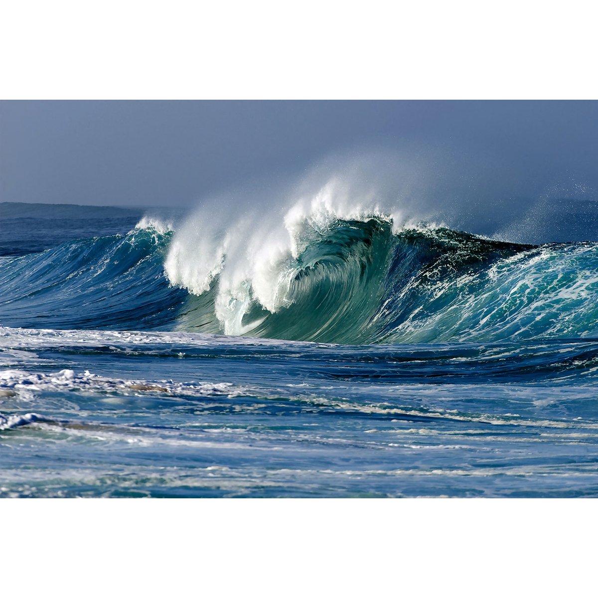 Tableau mer vague en mer tableau alu dibond, HEXOA