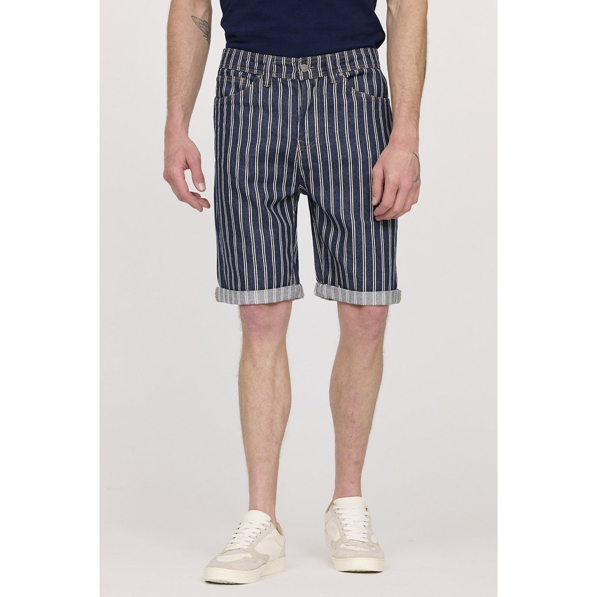 Short coton loose NACKS bleu marine, LEE COOPER
