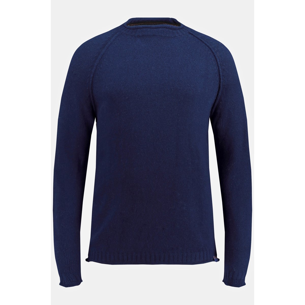 Pull, CashmereTouch, col rond bleu roi, STHUGE