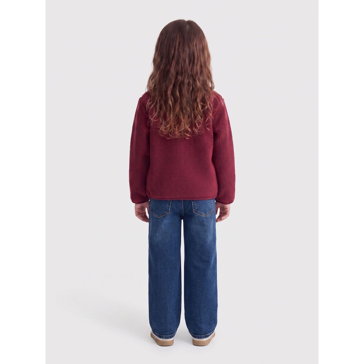 Jean À Jambe Large medium blue denim, KIDS ONLY