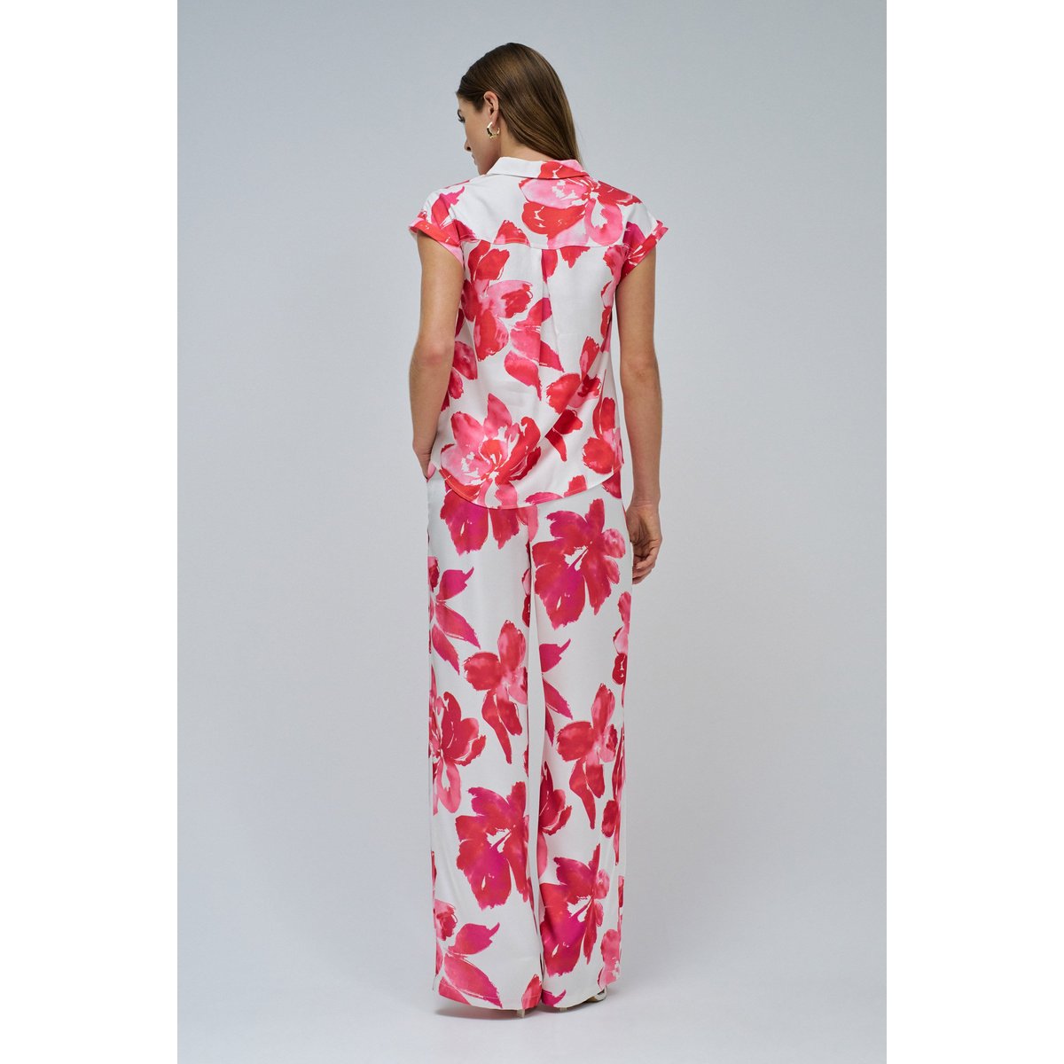 HAUT AVEC MOTIF FLORAL rouge, SALSA JEANS