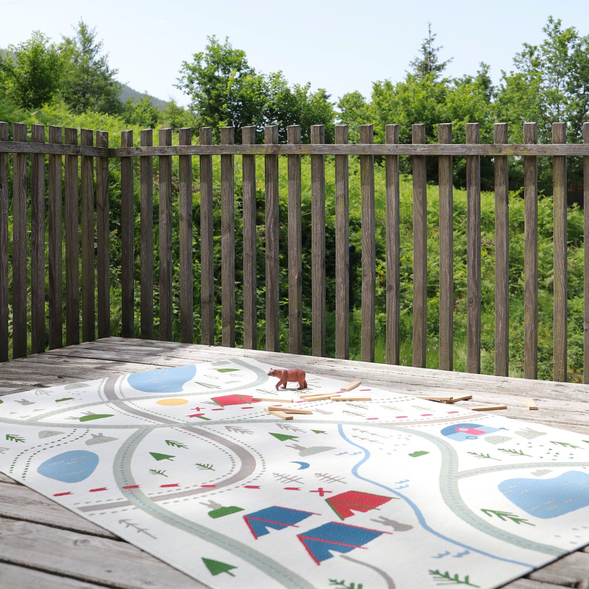 Tapis de jeu LITTLE CAMPER multi, NATTIOT