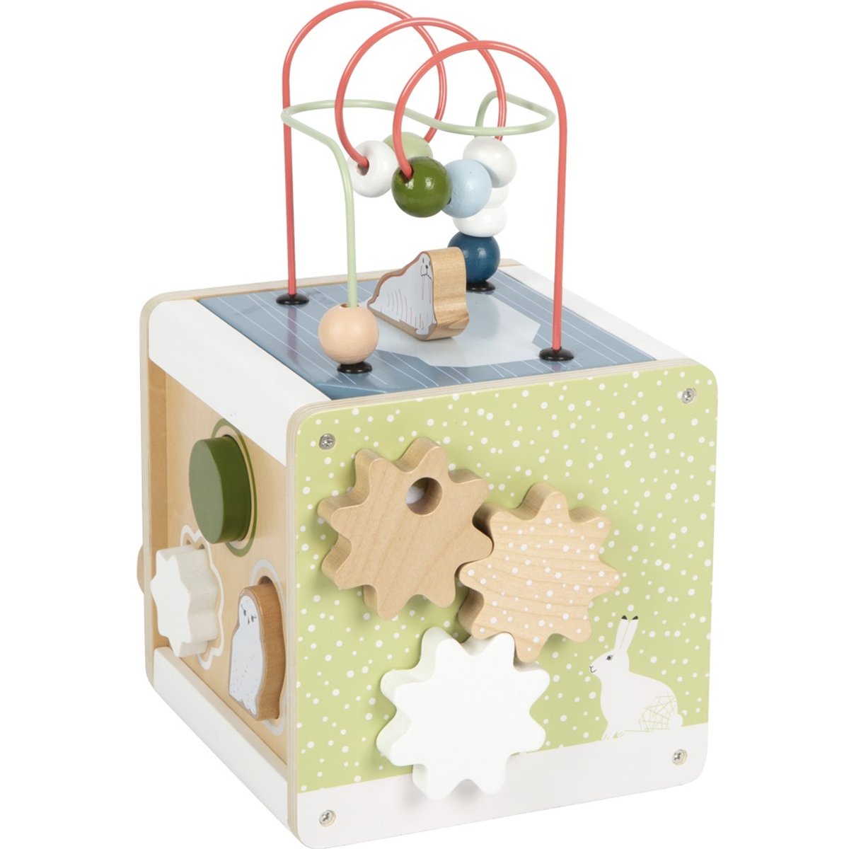 Cube de motricité Arctic bleu, SMALL FOOT COMPANY