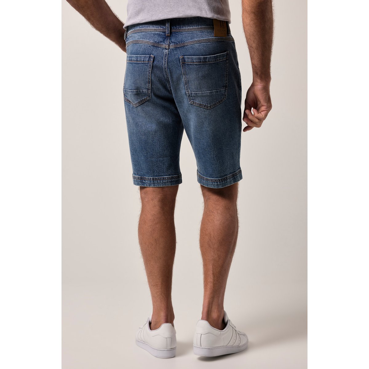 Bermuda en jean, style vintage bleu jean, JP1880