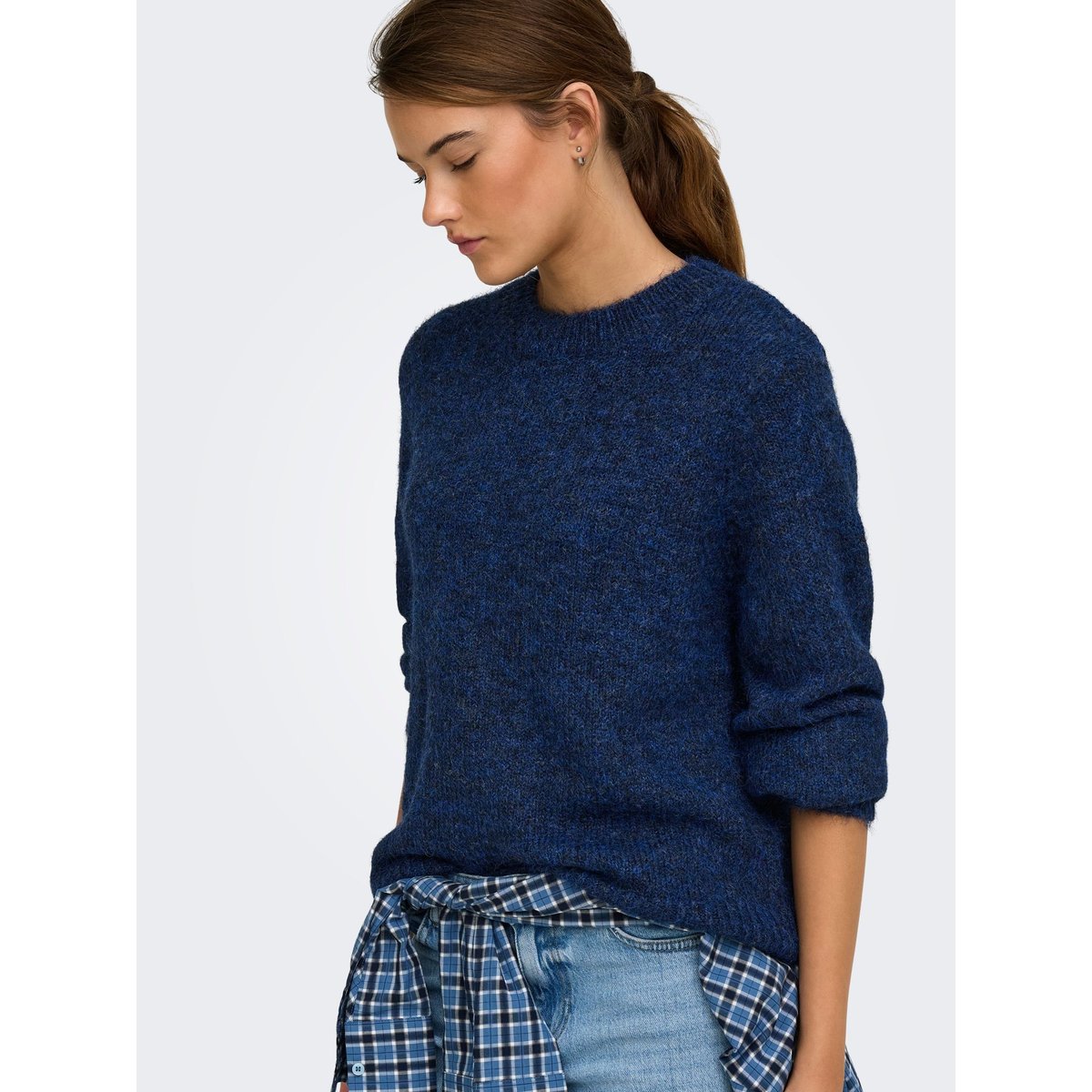 Pull En Maille peacoat, ONLY
