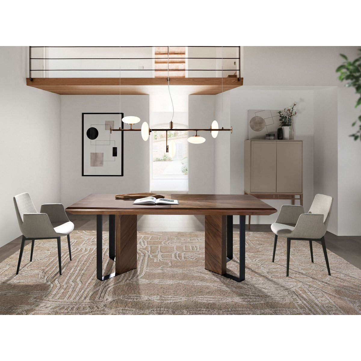 Buffet en bois noyer | beige, ANGEL CERDA
