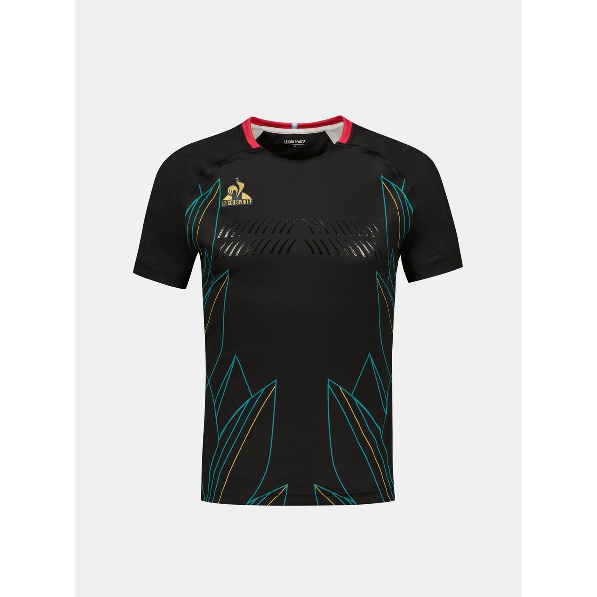 Maillot Los Pumas UAR black/raspberry sorbet, LE COQ SPORTIF